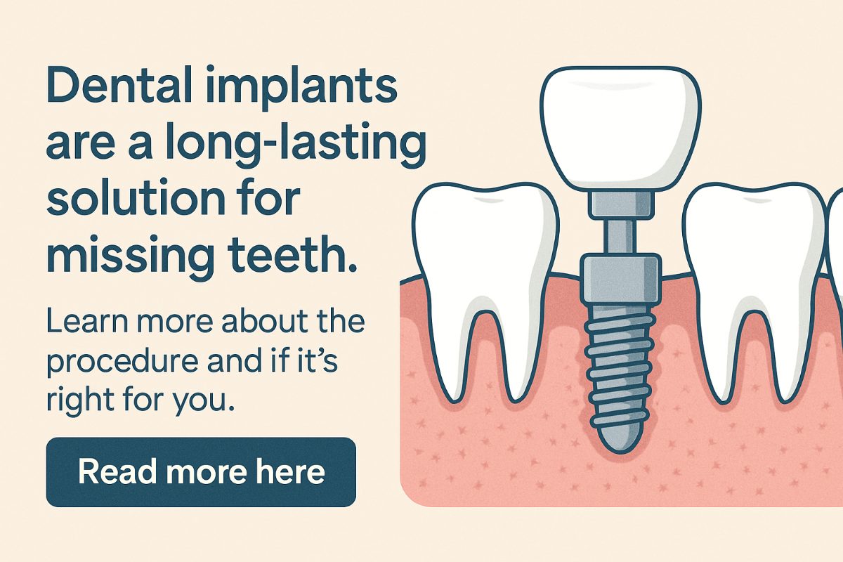 An animated image showcasing a dental implant inside a jaw bone, highlighting the integration of the implant with the bone structure. The image should include labels pointing to the key parts: the implant, abutment, and crown. No text on the image.